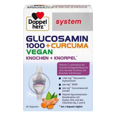 Doppelherz Glucosamin 1000+curcuma Vegan Syst.kps. 60 szt. od Queisser Pharma GmbH & Co. KG PZN 17250505