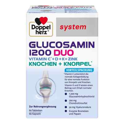 Doppelherz Glucosamin 1200 Duo System Kombipackung 120 szt. od Queisser Pharma GmbH & Co. KG PZN 17874157