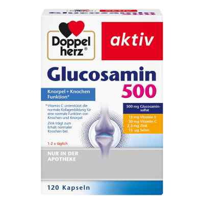 Doppelherz glukozamina 500 kapsułki 120 szt. od Queisser Pharma GmbH & Co. KG PZN 06325341