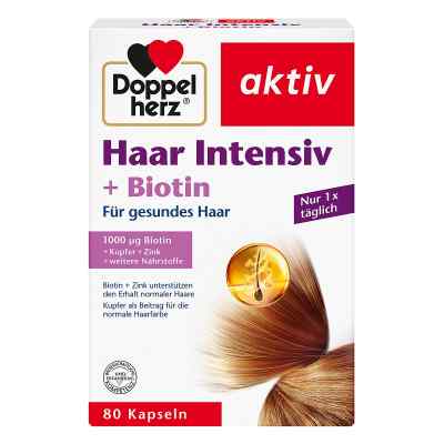 Doppelherz Haar Intensiv+biotin kapsułki 80 szt. od Queisser Pharma GmbH & Co. KG PZN 16170135