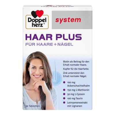 Doppelherz Haar Plus włosy i paznokcie tabletki 30 szt. od Queisser Pharma GmbH & Co. KG PZN 10067548