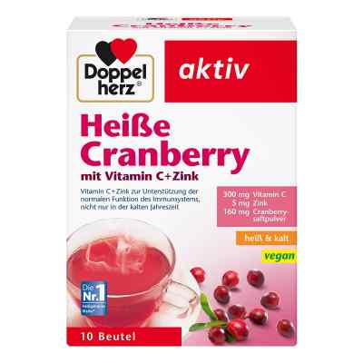 Doppelherz Heiße Cranberry granulat żurawinowy z wit.C + cynk 10 szt. od Queisser Pharma GmbH & Co. KG PZN 09077547