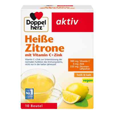 Doppelherz Heisse witamina C + cynk granulat 10 szt. od Queisser Pharma GmbH & Co. KG PZN 07091098