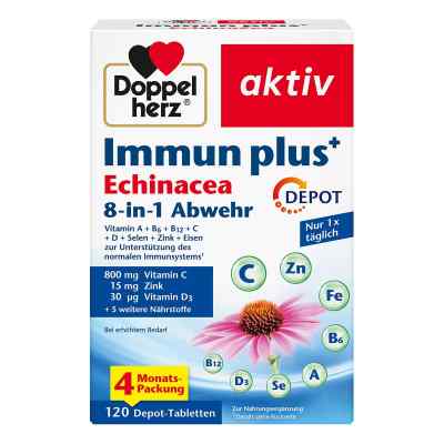 Doppelherz Immun plus Echinacea Depot tabletki 120 szt. od Queisser Pharma GmbH & Co. KG PZN 16708379