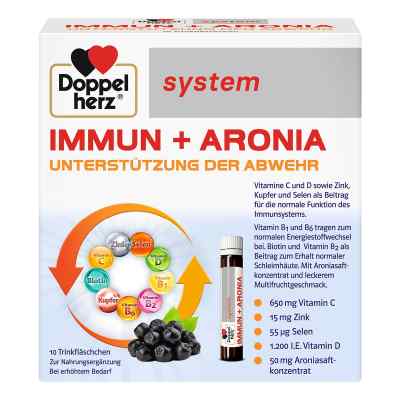 Doppelherz Immun+aronia system ampułki  10 szt. od Queisser Pharma GmbH & Co. KG PZN 10389565