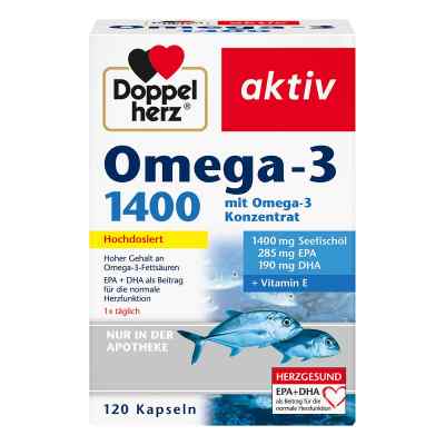 Doppelherz kapsułki z kwasem Omega-3 1400 mg 120 szt. od Queisser Pharma GmbH & Co. KG PZN 10532502