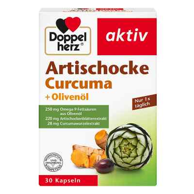 Doppelherz karczoch +oliwa z oliwek+kurkuma kapsułki 30 szt. od Queisser Pharma GmbH & Co. KG PZN 04700645