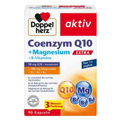 Doppelherz Koenzym Q10 Extra+magnez kapsułki 90 szt. od Queisser Pharma GmbH & Co. KG PZN 19073562