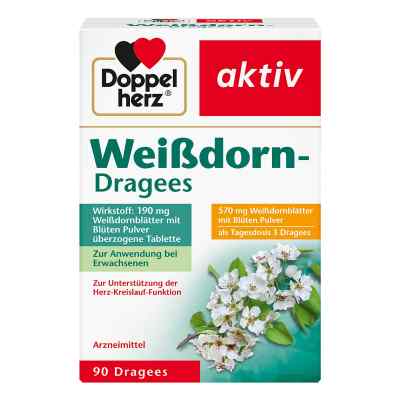 Doppelherz kwiat głogu drażetki 90 szt. od Queisser Pharma GmbH & Co. KG PZN 01975318