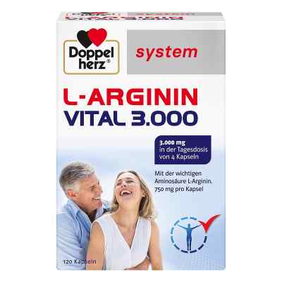 Doppelherz L-arginina 3000 system kapsułki 120 szt. od Queisser Pharma GmbH & Co. KG PZN 08767712