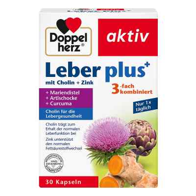 Doppelherz Leber plus kapsułki 30 szt. od Queisser Pharma GmbH & Co. KG PZN 16348053
