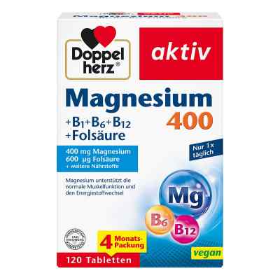 Doppelherz Mag+b1+b6+b12+f 120 szt. od Queisser Pharma GmbH & Co. KG PZN 16350185
