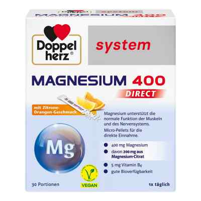Doppelherz Magnesium 400 Direct system Pellets 30 szt. od Queisser Pharma GmbH & Co. KG PZN 13590078