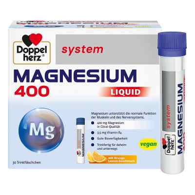 Doppelherz Magnesium 400 System ampułki do picia 30 szt. od Queisser Pharma GmbH & Co. KG PZN 17946158