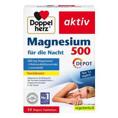 Doppelherz Magnesium 500 Für Die Nacht Tabletten 30 szt. od Queisser Pharma GmbH & Co. KG PZN 17510627