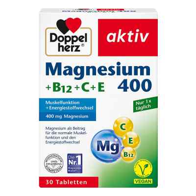 Doppelherz Magnez 400 +wit. B12+C+E tabletki 30 szt. od Queisser Pharma GmbH & Co. KG PZN 11100302