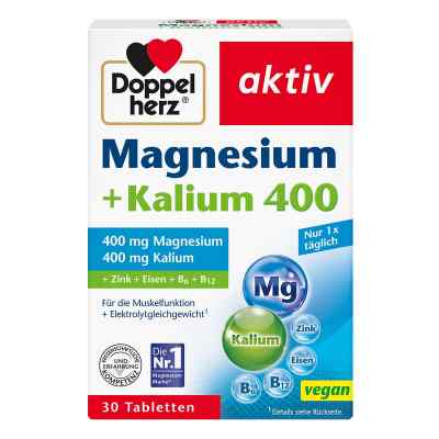 Doppelherz Magnez + Potas tabletki 30 szt. od Queisser Pharma GmbH & Co. KG PZN 00896491
