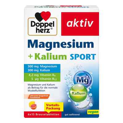 Doppelherz Magnez+potas Sport tabletki musujące