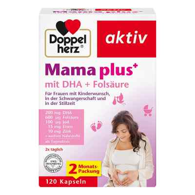 Doppelherz Mama Plus Mit Dha+folsäure kapsułki 120 szt. od Queisser Pharma GmbH & Co. KG PZN 17923766