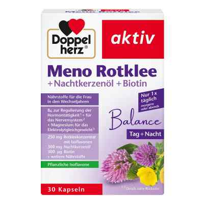 Doppelherz Meno olej koniczyny czerwonej + biotyna kapsułki 30 szt. od Queisser Pharma GmbH & Co. KG PZN 04042018