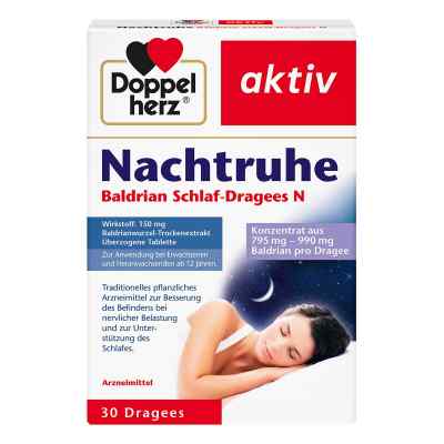Doppelherz Nachtruhe Baldrian tabletki powlekane 30 szt. od Queisser Pharma GmbH & Co. KG PZN 14168849