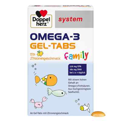 Doppelherz Omega-3 Family tabletki do żucia 60 szt. od Queisser Pharma GmbH & Co. KG PZN 12351236