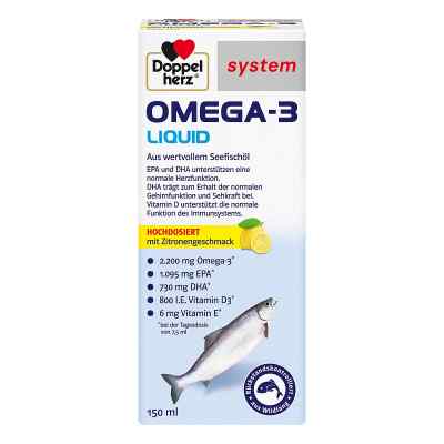 Doppelherz Omega-3 Liquid system 150 ml od Queisser Pharma GmbH & Co. KG PZN 15638381