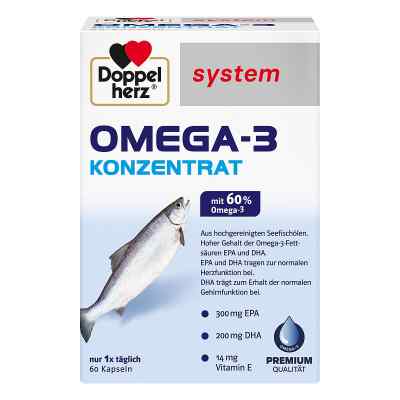 Doppelherz Omega 3 System kapsułki 60 szt. od Queisser Pharma GmbH & Co. KG PZN 06132731