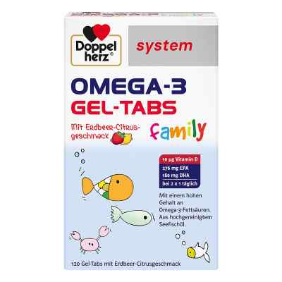 Doppelherz Omega-3 żelowe tabletki Family Erdb.cit.system