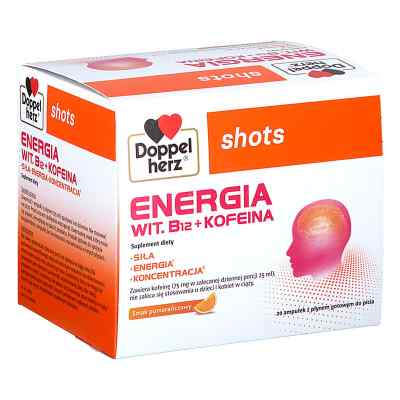 Doppelherz shots ENERGIA ampułki 20  od  PZN 08304482