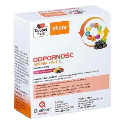 Doppelherz Shots Odporność Aronia + Wit. C smak wieloowocowy