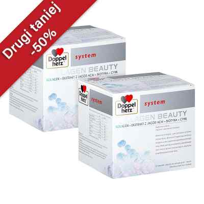 Doppelherz System Kollagen Beauty zestaw 2x30  od  PZN 08105138