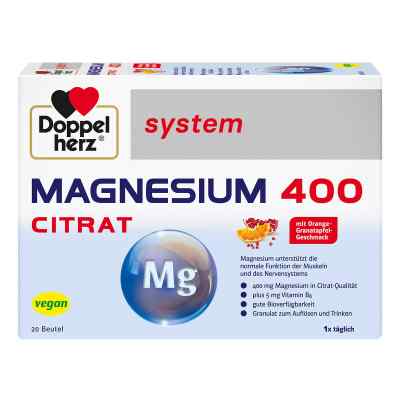 Doppelherz System Magnez 400 granulki 20 szt. od Queisser Pharma GmbH & Co. KG PZN 03979800