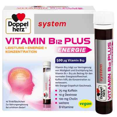 Doppelherz System Witamina B12 ampułki do picia 10X25 ml od Queisser Pharma GmbH & Co. KG PZN 09071390