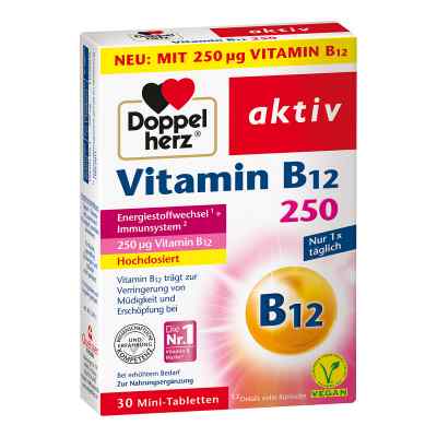Doppelherz Vitamin B12 250 tabletki 30 szt. od Queisser Pharma GmbH & Co. KG PZN 16781028