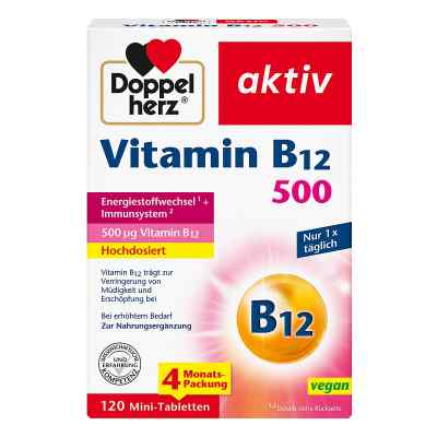 Doppelherz Vitamin B12 500 Tabletten 120 szt. od Queisser Pharma GmbH & Co. KG PZN 18674905