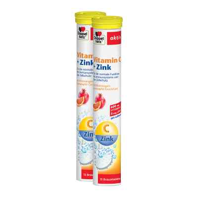 Doppelherz Vitamin C Zink Brausetabletten 2 x 15 szt. od Queisser Pharma GmbH & Co. KG PZN 08100837