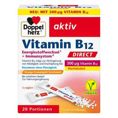 Doppelherz Witamina B12  granulat 20 szt. od Queisser Pharma GmbH & Co. KG PZN 10000194