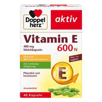 Doppelherz Witamina E 600 N kapsułki 40 szt. od Queisser Pharma GmbH & Co. KG PZN 10057811