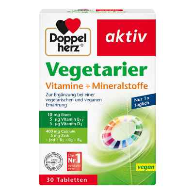 Doppelherz witaminy dla wegetarian, tabletki 30 szt. od Queisser Pharma GmbH & Co. KG PZN 10177082
