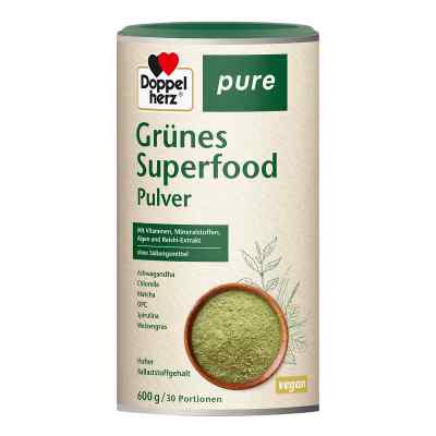Doppelherz Zielone Superfood Pure Proszek 600 g od Queisser Pharma GmbH & Co. KG PZN 18839950