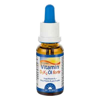 Dr. Jacobs Vitamin D3 K2 krople 20 ml od Dr.Jacobs Medical GmbH PZN 13978701