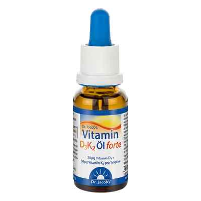 Dr. Jacobs Vitamin D3 K2 krople 20 ml od Dr. Jacob's Medical GmbH PZN 13978701