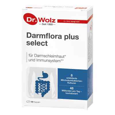 Dr Wolz Darmflora plus select probiotyk w kapsułkach 80 szt. od Dr. Wolz Zell GmbH PZN 06798312