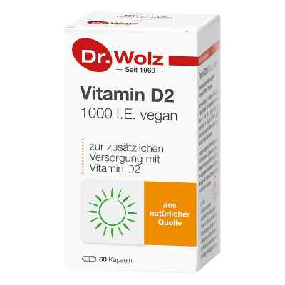 Dr Wolz Witamina D2 1000 I.E. vegan kapsułki 60 szt. od Dr. Wolz Zell GmbH PZN 09536831