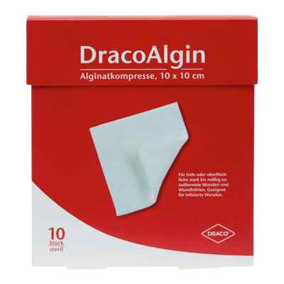 Dracoalgin 10x10 cm Alginatkompresse