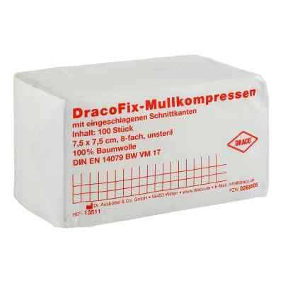 Dracofix Op-kompressen 7,5x7,5 cm unsteril 8fach
