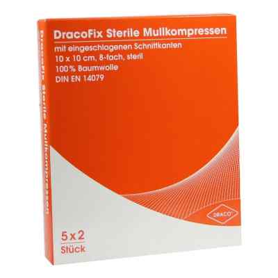 Dracofix Peel Kompressen 10x10 cm steril 8fach