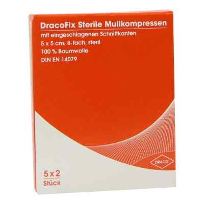 Dracofix Peel Kompressen 5x5 cm steril 8fach