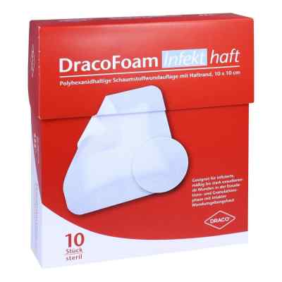 Dracofoam Infekt haft Schaumst.wundauf.10x10cm